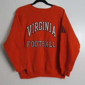 Vintage Virginia Football Crewneck Sweater Large